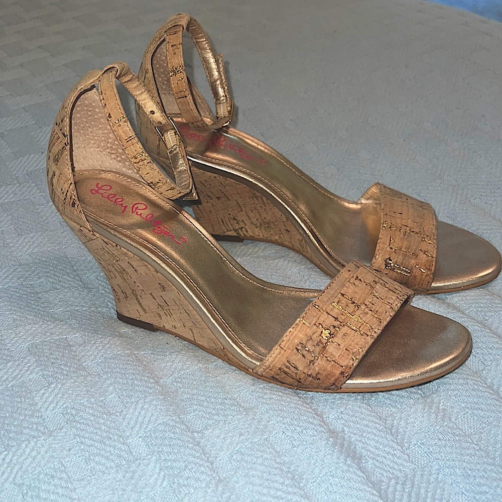 Lilly Pulitzer Bridget Wedge in Natural